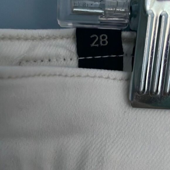 Citizens of Humanity Harlow Ankle high rise slim white jeans 28 - Picture 5 of 10